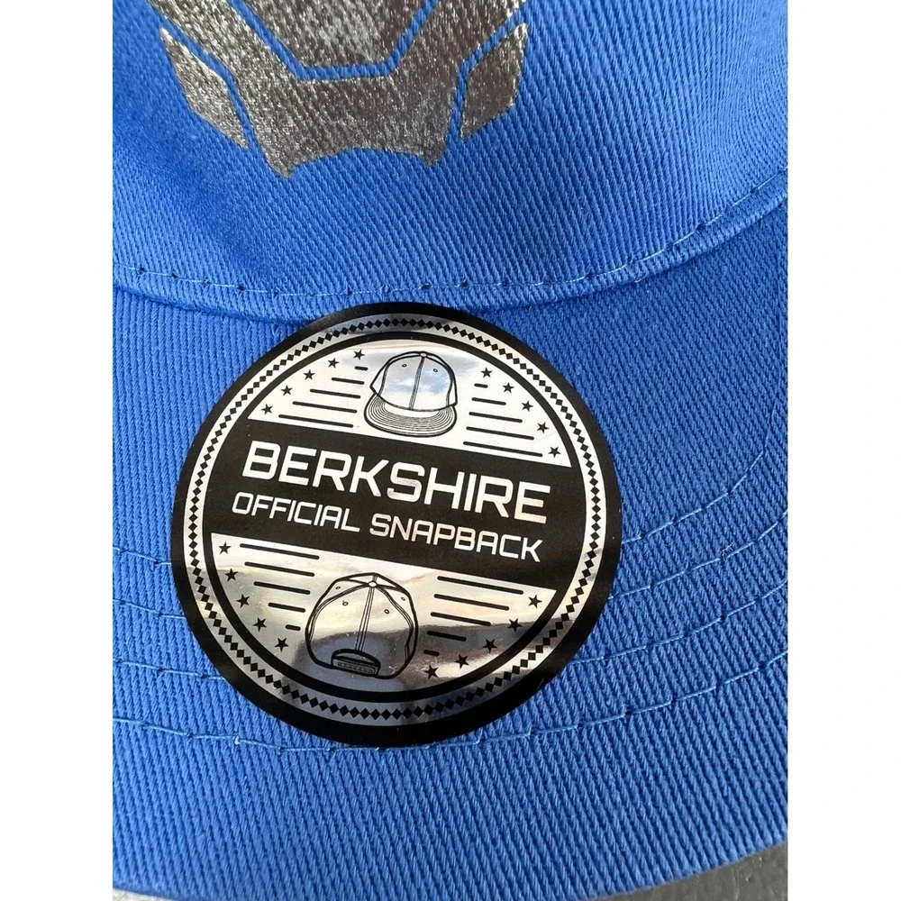 Marvel Black Panther Wakanda Forever Boys Snapback Hat Blue Silver Berkshire‎